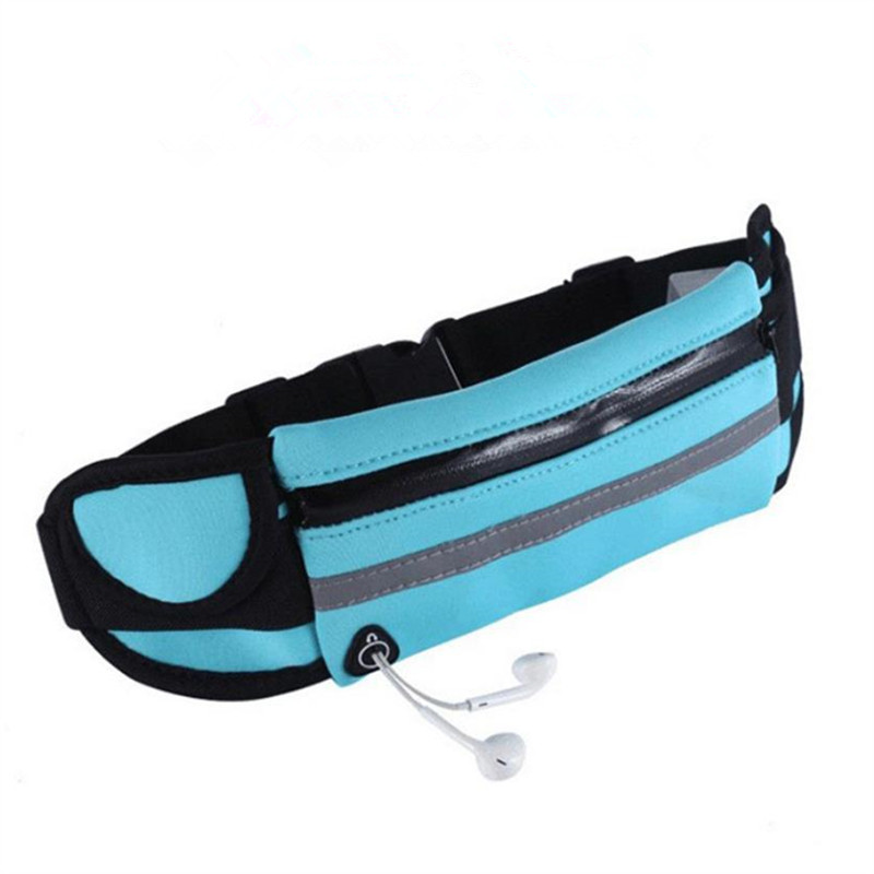 Running Belt Waist - กระเป๋าคาดเอวสำหรับเล่นกีฬากลางแจ้ง, กระเป๋าคาดเอวกันน้ำสำหรับใส่โทรศัพท์, กระเป๋าคาดเอวอเนกประสงค์สำหรับผู้ชายและผู้หญิง, กระเป๋าใส่ขวดน้ำแบบซ่อน
