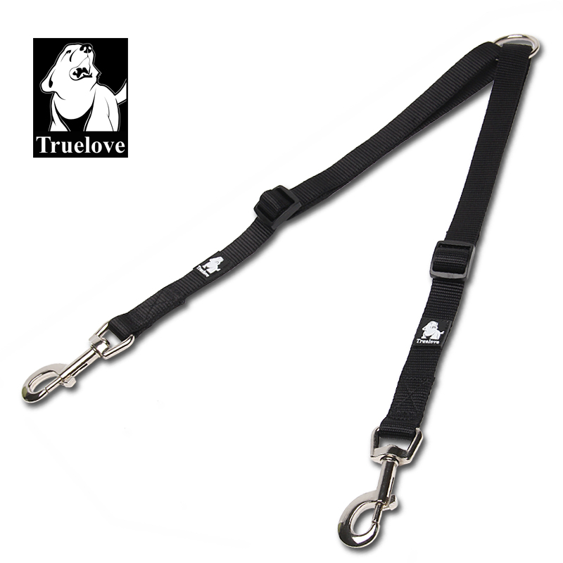 Running Gear Dog - สายจูงสุนัขคู่ไนลอน Truelove สำหรับสุนัขสองตัว แบบไม่พันกัน สำหรับสุนัขขนาดใหญ่และเล็ก สำหรับฝึกและวิ่ง