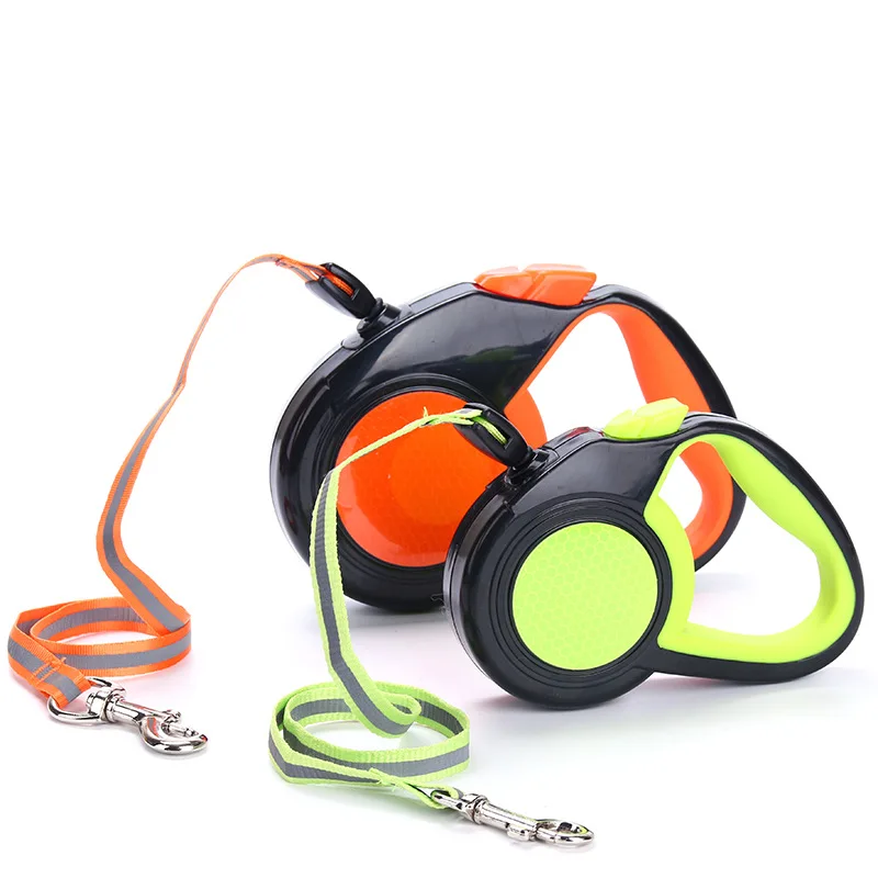 Running Gear Dog - 3M/5M/8MRetractable สายจูงสุนัขไนลอนขยายเดินสะท้อนแสงวิ่งสําหรับสุนัขขนาดใหญ่ขนาดเล็กสุนัข Dispenser