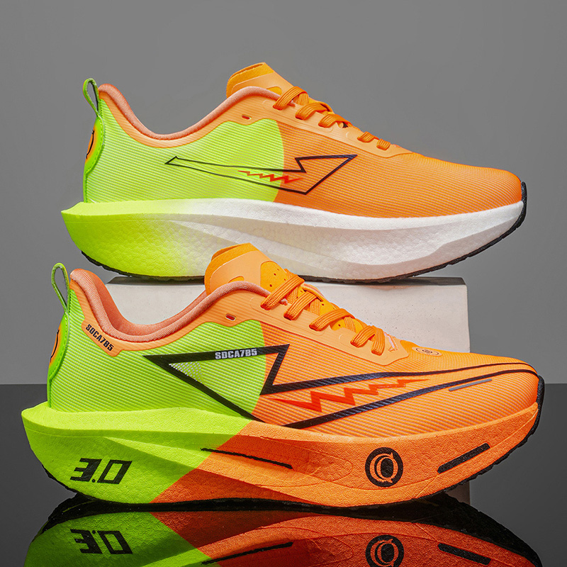 Running Gear Ladies - รองเท้าวิ่งสำหรับผู้ชาย พื้นคาร์บอน เหมาะสำหรับมาราธอน เดินป่ากลางแจ้ง ระบายอากาศได้ดี น้ำหนักเบา