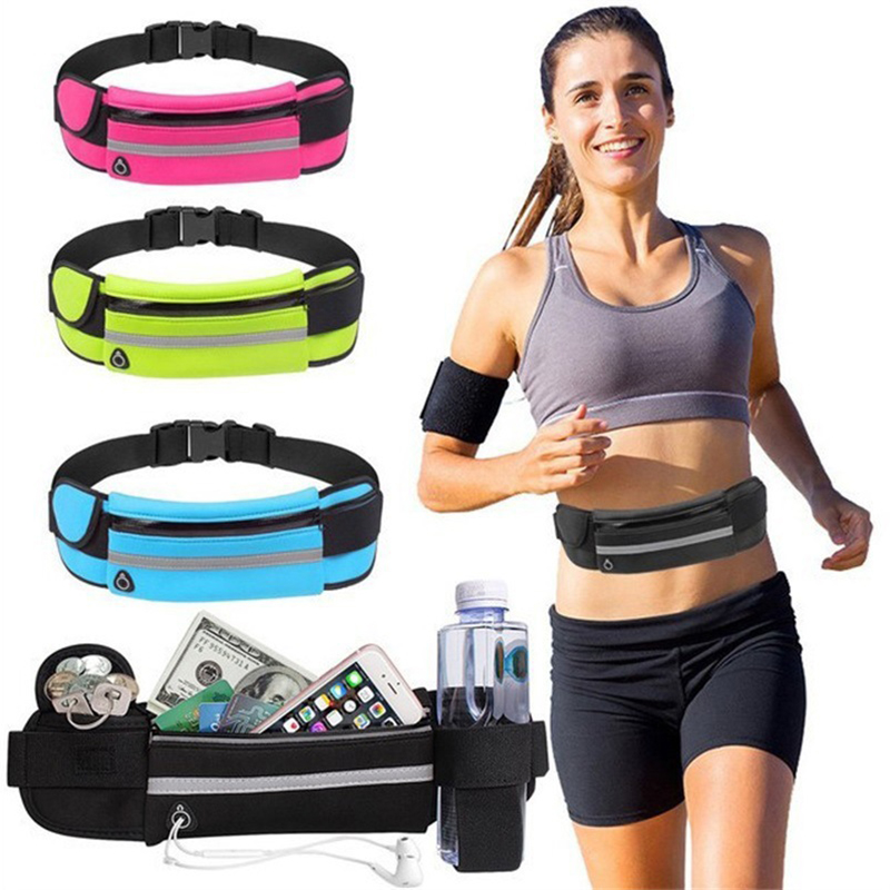 กระเป๋าวิ่ง กระเป๋าคาดเอวผู้หญ - Running Belt Waist บทวิจารณ์และราคา
