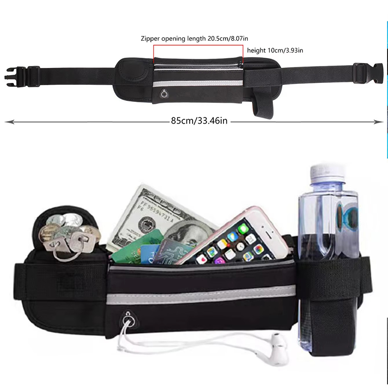 กระเป๋าวิ่ง กระเป๋าคาดเอวผู้หญ - Running Belt Waist บทวิจารณ์และราคา