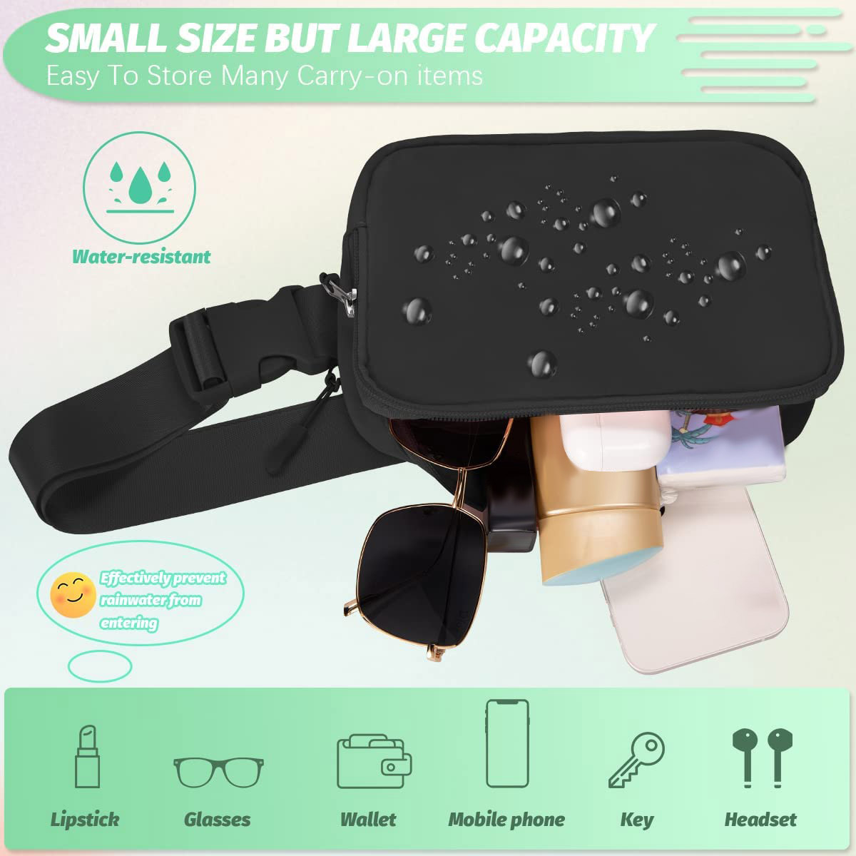 กระเป๋าคาดเอวสำหรับผู้หญิงผู้ช - Running Belt Waist บทวิจารณ์และราคา