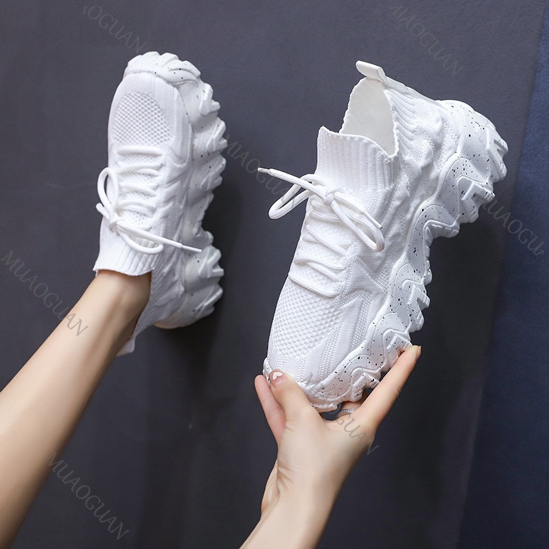 รองเท้าผ้าใบผู้หญิงแบบหนา ระบา - Running Gear For Women บทวิจารณ์และราคา