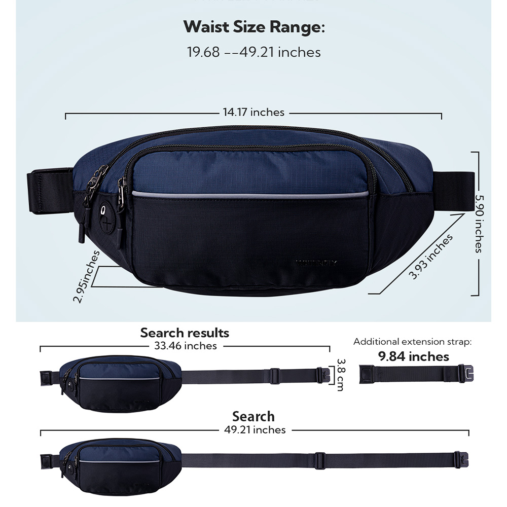 WATERFLY Fanny Pack เอวกระเป๋า - Running Belt Waist บทวิจารณ์และราคา