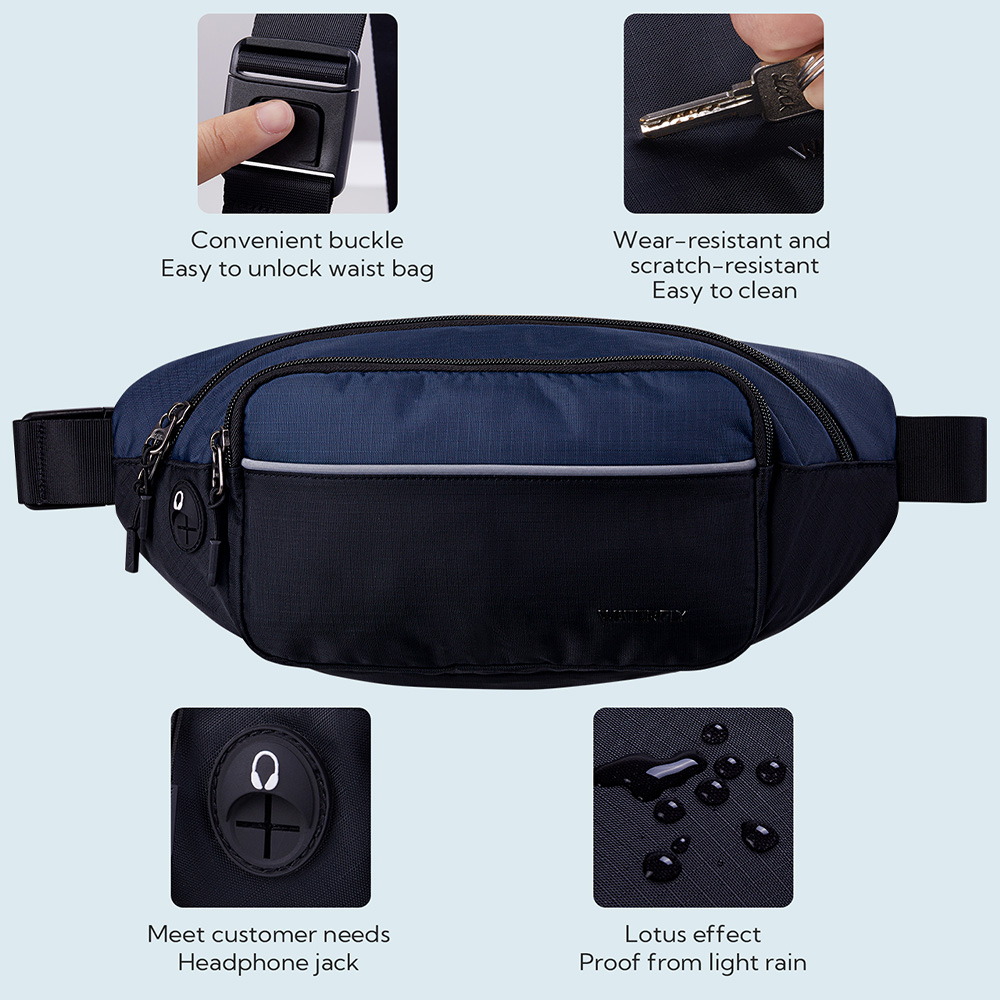 WATERFLY Fanny Pack เอวกระเป๋า - Running Belt Waist บทวิจารณ์และราคา