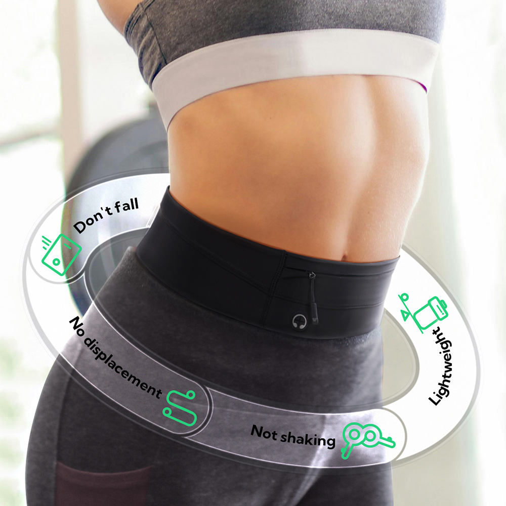 WATERFLY เข็มขัดวิ่ง Fanny Pac - Running Belt Waist บทวิจารณ์และราคา