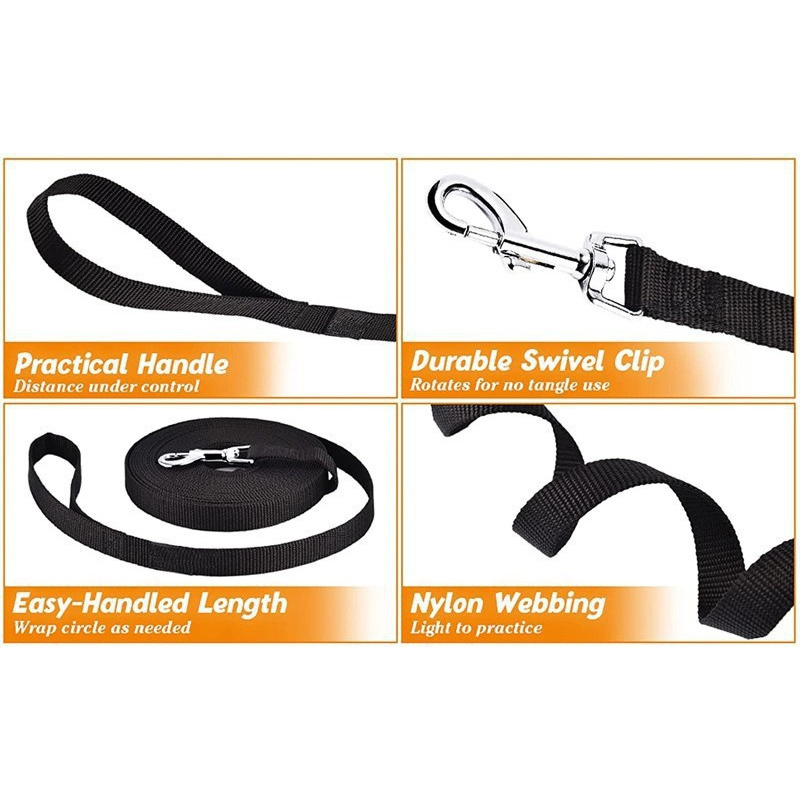 สายจูงสุนัขไนลอนทนทานสำหรับสุน - Running Gear Dog บทวิจารณ์และราคา